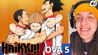 NEKOMA VS NOHEBI  React Haikyuu OVA 5  O Caminho da Bola [upl. by Llenrrad]