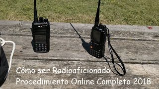 Cómo ser Radioaficionado  España totalmente Online [upl. by Nadiya282]