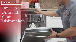 How To Uninstall Your Dishwasher  Step by Step [upl. by Nivan]