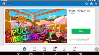 Playing RobloxRIPULL MINIGAMES [upl. by Mcintosh]