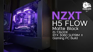 NZXT H5 FLOW Build  13600K RTX3080 PC Build [upl. by Siddra233]