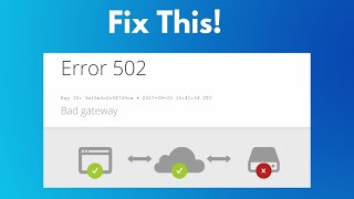 How To Fix quot502 Bad Gatewayquot Error 2024  502 bad gateway [upl. by Terence725]