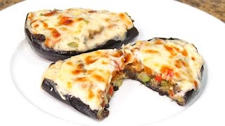 Cómo hacer Berenjenas Rellenas de Verduras  Receta Fácil [upl. by Johannessen]