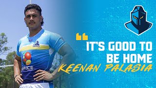 Keenan Palasia’s first interview as a Titan [upl. by Hcardahs125]