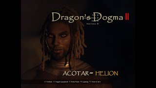 Dragons Dogma 2  Character Creation Sliders  ACOTAR Helion [upl. by Bellina]