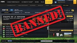 FIFA FUT 15  BAN PAR EA  RISQUE DES AUTOBUYERS [upl. by Akemad]