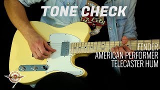 TONE CHECK Fender American Performer Telecaster HS Demo  No Talking [upl. by Enyale360]