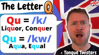 English Pronunciation  The Letter Q [upl. by Stesha233]