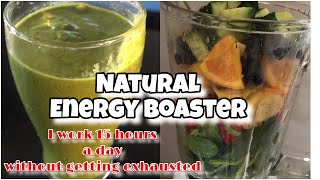 DIY HOW TO MAKE THE BEST ENERGY BOASTING SMOOTHIES AT HOME  I can work for 20 hours 💪 [upl. by Constance]