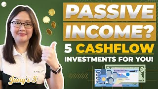 PASSIVE INCOME IN 2023 5 CASHFLOW INVESTMENTS FOR YOU [upl. by Oijres]