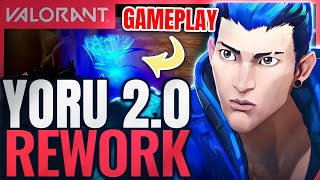 VALORANT  YORU 20 REWORK  New Gameplay and Dev Comments [upl. by Odrawde]