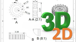 How to convert 3D to 2D drawing in AutoCAD [upl. by Salba]