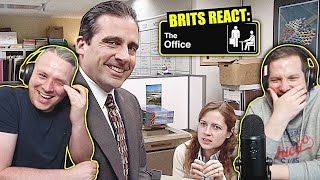 British Guys HILARIOUS The Office Reaction  Season 1 Episode 1 Pilot [upl. by Aiym245]