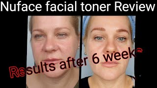 Review of Nuface microcurrent facial toner device Nuface mini [upl. by Yttap402]