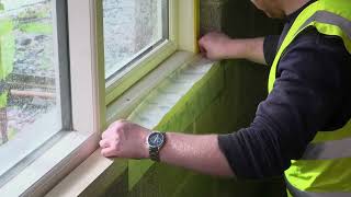 Airtight Window Sealing with Contega Solido SL [upl. by Eilatan]