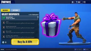 Neue GESCHENK FUNKTION in Fortnite [upl. by Naux]