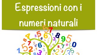 Espressioni con i numeri naturali  Videolezione di Aritmetica [upl. by Aenil]