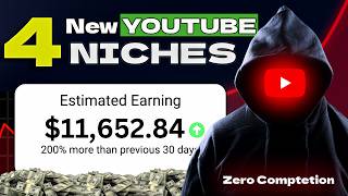 Hurry Up 4 New Channel Ideas With No Competition  Viral YouTube niches 2024 [upl. by Rufina]