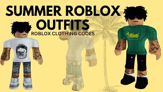 Summer outfits roblox Roblox clothing codes for games brookhaven bloxburg [upl. by Amorete]