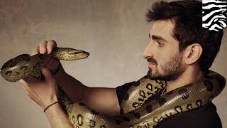 Anaconda eats man Paul Rosolie ‘Eaten Alive’ by giant snake on Discovery’s new show [upl. by Asirret676]