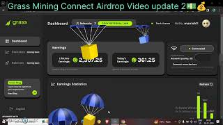 Grass Airdrop Video 2  Grass Mining Airdrop Update Connect Problem Solution [upl. by Cyril143]