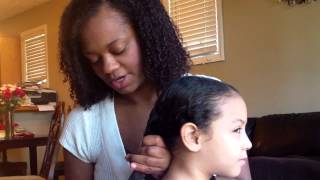 How to Comb Mixed Kids Hair [upl. by Durwood]