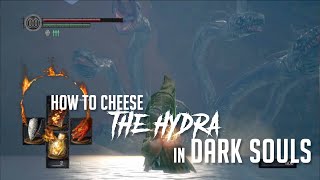 How to Cheese Hydra in Dark Souls Remastered Easy Kill [upl. by Lirbaj]