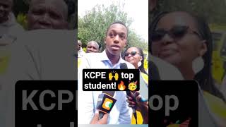 KCPE TOP STUDENT 2023 [upl. by Peedus]