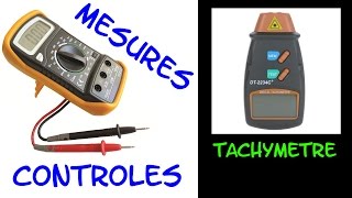 CONTROLE  MESURES tachymetre  tachometer [upl. by Nodyarg]