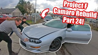 Project F Camaro Rebuild Part 24 The L67 Drivetrain is in Turbo 38 Rolls for the First Time [upl. by Zobkiw]