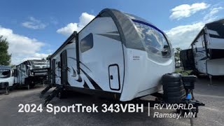 2024 SportTrek 343VBH RV WORLD Ramsey MN [upl. by Proudfoot]