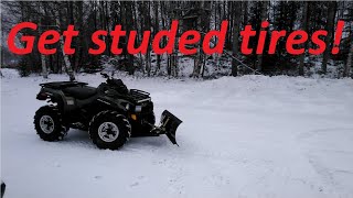 How to stud your atv tire the cheap way [upl. by Nada692]