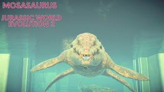 Lots of dinosaurs underwater MOSASAURUSJurassic World Evolution 2 [upl. by Yedrahs]