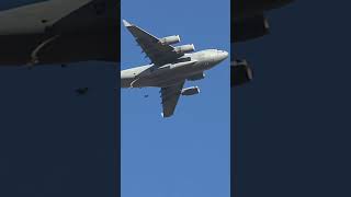 Amazing Paratrooper Action Jumping from a C17 Aircraft [upl. by Ahcsap446]