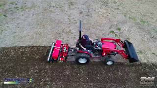 TS47 Compact Power Harrow with Mechanical Drop Seeder by R2 Rinaldi [upl. by Oakley]