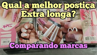 COMPARANDO 3 MARCAS DE POSTIÇAS EXTRA LONGAS  FORMATO C e FORMATO U DampZ MampC KAISA [upl. by Anilehcim]