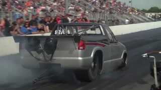 Worlds Quickest Street Legal Car Larry Larson Runs 616 at Drag Week 2014 [upl. by Trebeh]