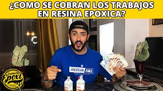 ¿Como Se Cobran Los Trabajos En Resina Epoxica  Cubiertas Epoxi [upl. by Elleryt354]