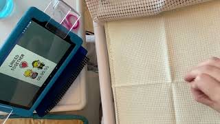 Cross Stitch How to Enlarge a Pattern Without Changing Your Fabric Count [upl. by Acissev]