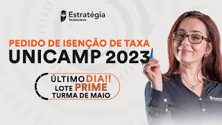 UNICAMP 2023  Abriram as inscrições para o pedido de isenção da taxa de inscrição para o vestibular [upl. by Danielle]