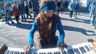 Piano Busker in Queenstown 2 [upl. by Adlar]