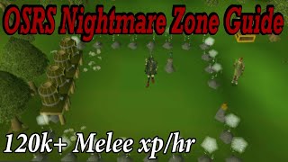 OSRS Nightmare Zone Guide  Old School Runescape NMZ Melee XP Guide [upl. by Tahmosh878]