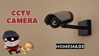 How to Make a Dummy CCTV Camera From Scrap [upl. by Ahseia431]