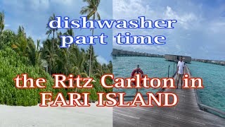 DISHWASHER 123 MALDIVES THE RITZ CARLTON FARI ISLAND [upl. by Calloway]