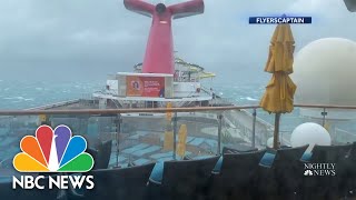 Carnival cruise passengers outraged after terrifying ordeal through storm [upl. by Ymia]