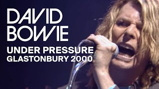 David Bowie  Under Pressure Live at Glastonbury 2000 Video Clip [upl. by Iridissa816]