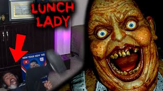 I REALLY GOT SCARED TO THE FLOOR AGAIN IM DONE WITH THIS GAME FOREVER  Lunch Lady [upl. by Slaohcin]