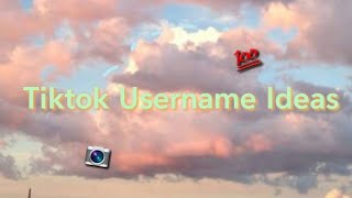 tiktok username ideas 🌿 aesthetic username [upl. by Aehs]