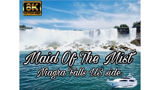 Maid of the Mist Niagra Falls Boat Tour  USA side [upl. by Ebsen]