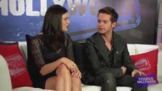 Phoebe Tonkin amp Thomas Dekker interview [upl. by Basilius]